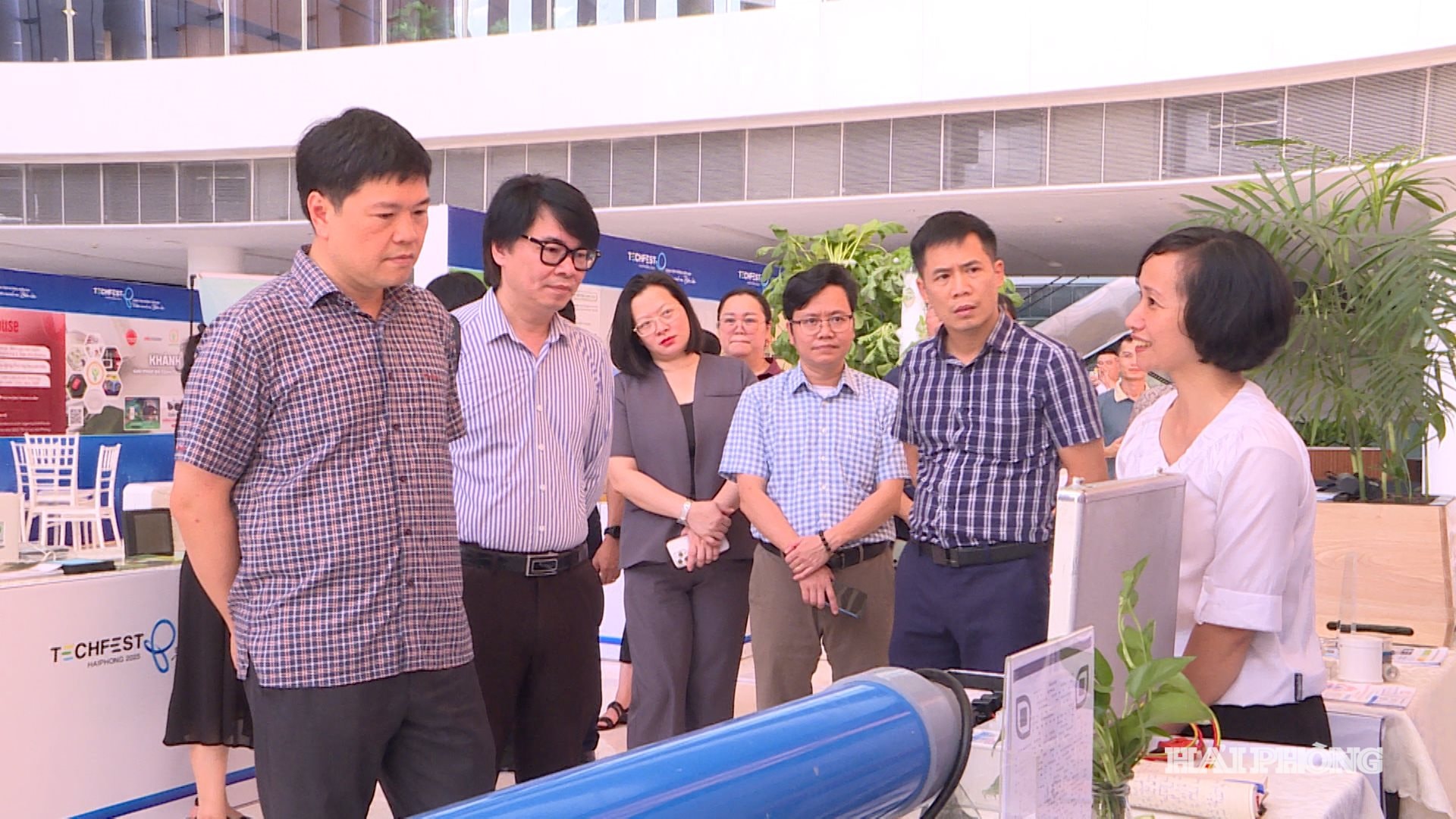 Phó chủ tịch UBND thành phố kiểm tra công tác chuẩn bị cho lễ khai mạc Techfest Hải Phòng 2025