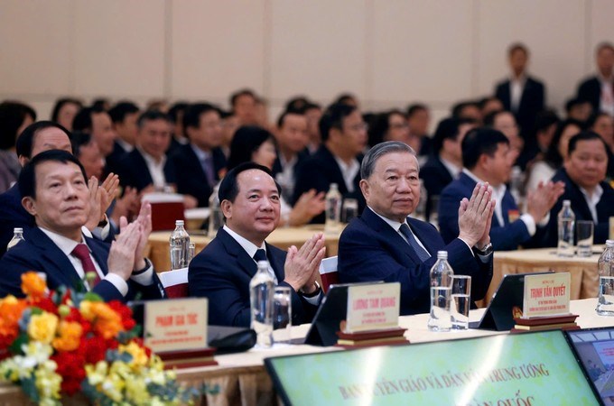 Tổng Bí thư Tô Lâm và các đại biểu tại hội nghị. (Ảnh: SGGP)