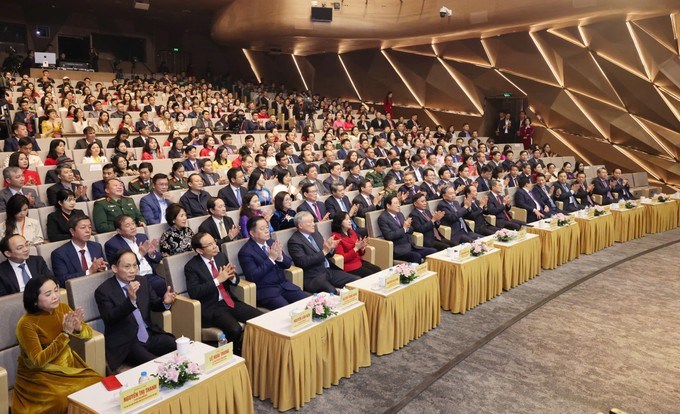 C&aacute;c đại biểu tham dự chương tr&igrave;nh. (Ảnh: SGGP)