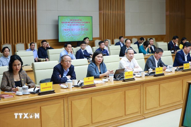 C&aacute;c đại biểu tham dự phi&ecirc;n họp. (Ảnh: TTXVN)