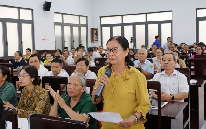 Cử tri nêu ý kiến