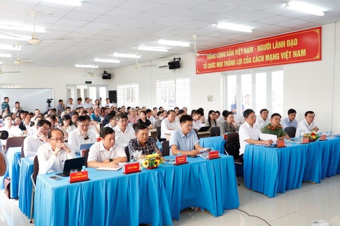 Quang cảnh buổi l&agrave;m việc. (Ảnh: SGGP)