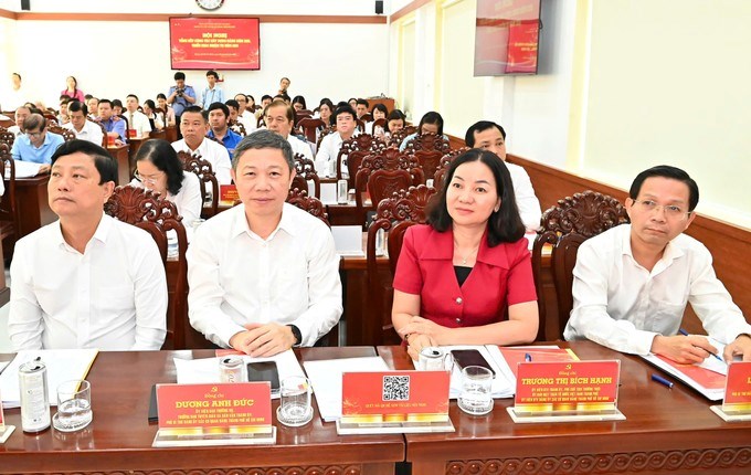 C&aacute;c đại biểu dự hội nghị. (Ảnh SGGP)