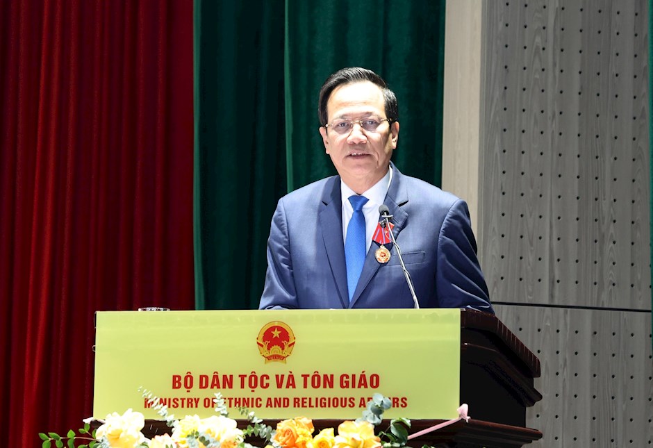 Bộ trưởng Đ&agrave;o Ngọc Dung nhấn mạnh, Bộ sẽ tập trung ho&agrave;n thiện ngay Chiến lược c&ocirc;ng t&aacute;c d&acirc;n tộc đến năm 2030. (Ảnh: VGP)