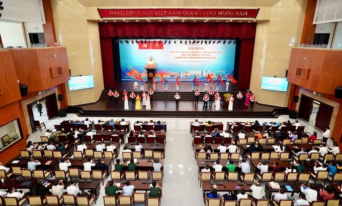 To&agrave;n cảnh hội nghị. (Ảnh: SGGP)