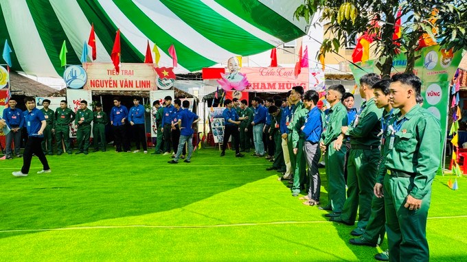 Đoàn Thanh niên xã Bình Hưng tổ chức Hội trại tòng quân 2026. Ảnh: ĐÌNH DƯ