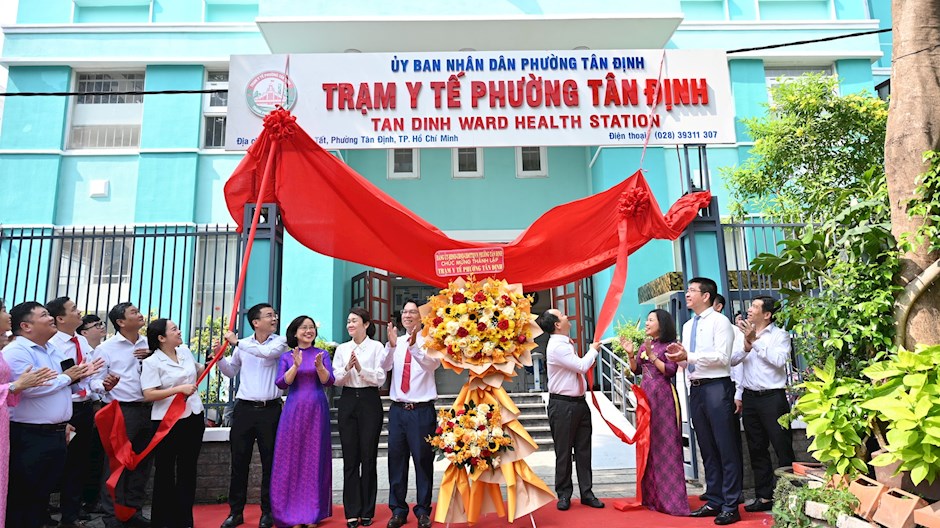 Trạm Y tế phường T&acirc;n Định đặt tại số 2 đường Đặng Tất, được đưa v&agrave;o sử dụng từ ng&agrave;y 5/1
