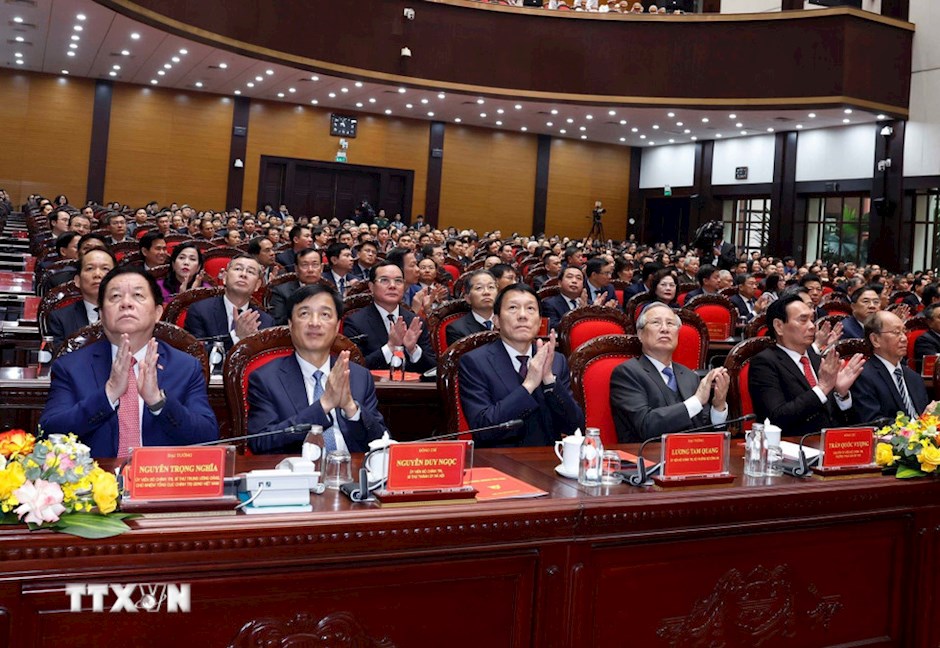 C&aacute;c đại biểu tại Lễ kỷ niệm. (Ảnh: TTXVN)