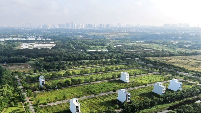 Khu dân cư xã Hiệp Phước, TPHCM. Ảnh: HOÀNG HÙNG