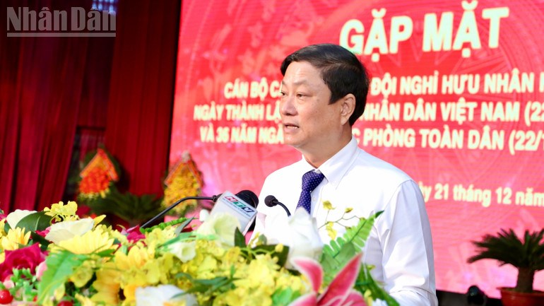 &Ocirc;ng V&otilde; Văn Minh, Ph&oacute; B&iacute; thư Th&agrave;nh ủy, Chủ tịch Hội đồng nh&acirc;n d&acirc;n Th&agrave;nh phố Hồ Ch&iacute; Minh ph&aacute;t biểu. (Ảnh Nh&acirc;n d&acirc;n)