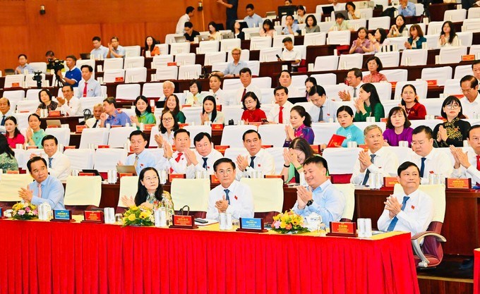 C&aacute;c đại biểu dự kỳ họp. (Ảnh: SGGP)