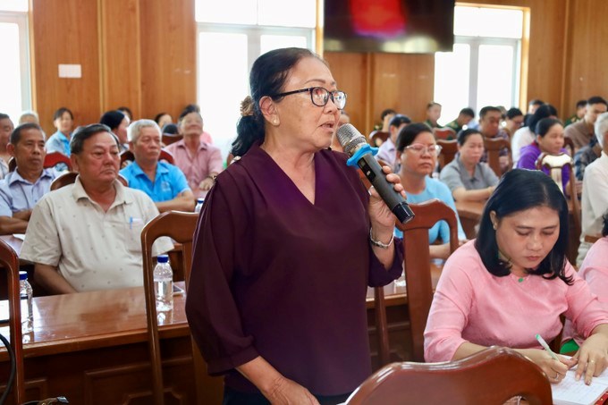 Cử tri nêu ý kiến gửi gắm đến những người ứng cử