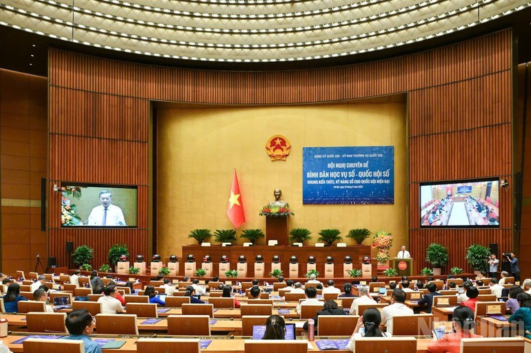 Quang cảnh hội nghị. (Ảnh: Nh&acirc;n d&acirc;n)