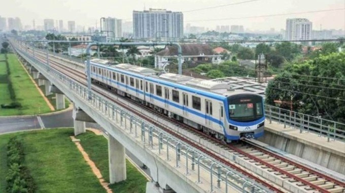 Tuyến metro kết nối sân bay Long Thành. Ảnh: QUỐC HÙNG