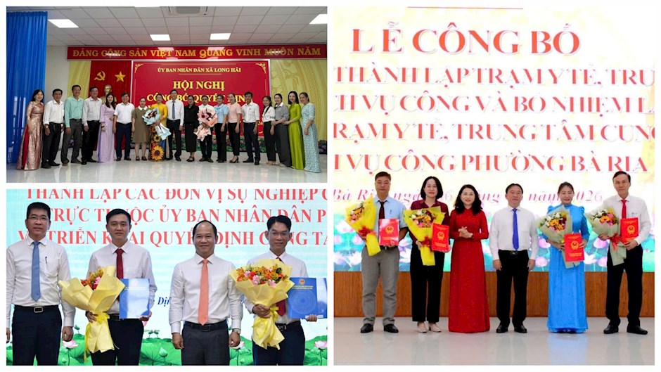 Nhiều x&atilde;, phường của TPHCM c&ocirc;ng bố quyết định th&agrave;nh lập v&agrave; bổ nhiệm nh&acirc;n sự của trạm y tế