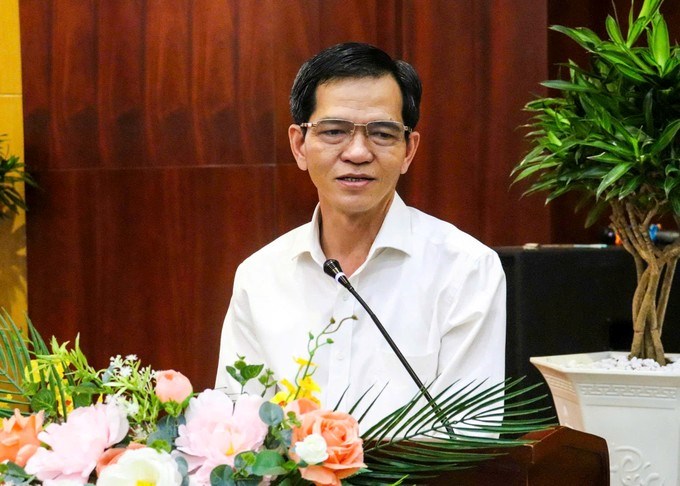 Đồng ch&iacute; Dương Trọng Hiếu ph&aacute;t biểu chỉ đạo hội nghị (Ảnh SGGP)