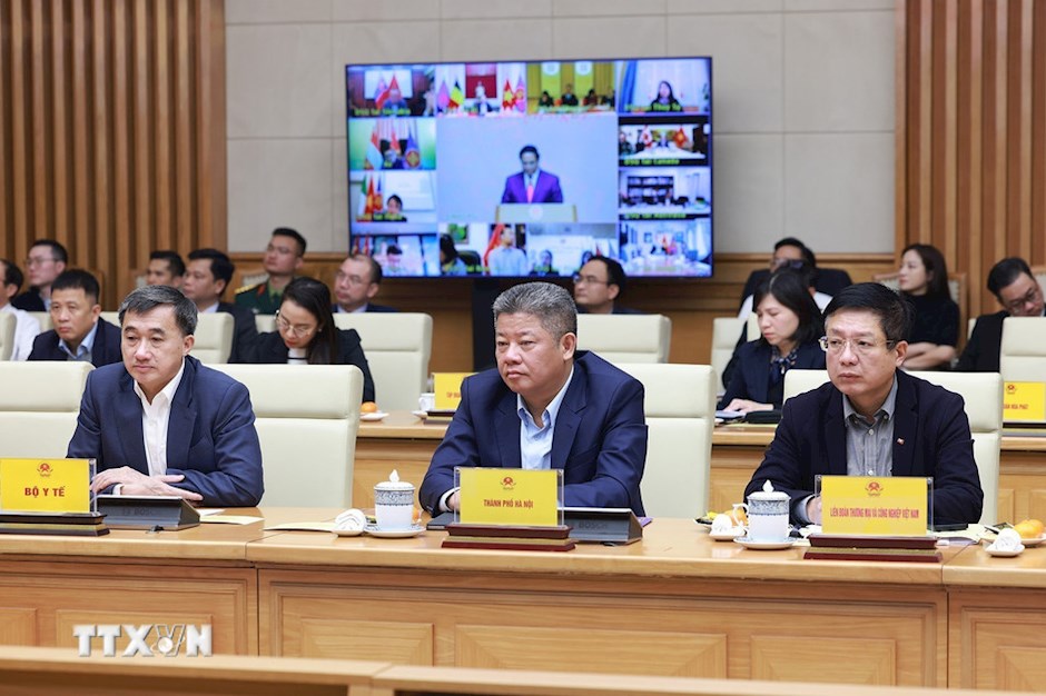 C&aacute;c đại biểu tham dự Hội nghị tổng kết c&ocirc;ng t&aacute;c ngoại giao kinh tế năm 2025 v&agrave; kế hoạch triển khai nhiệm vụ 2026. (Ảnh: TTXVN)