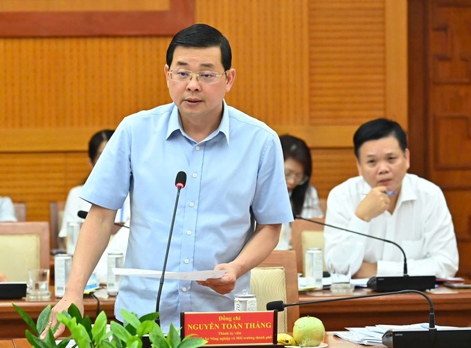 Gi&aacute;m đốc Sở N&ocirc;ng nghiệp v&agrave; M&ocirc;i trường TPHCM Nguyễn To&agrave;n Thắng. (Ảnh: SGGP)