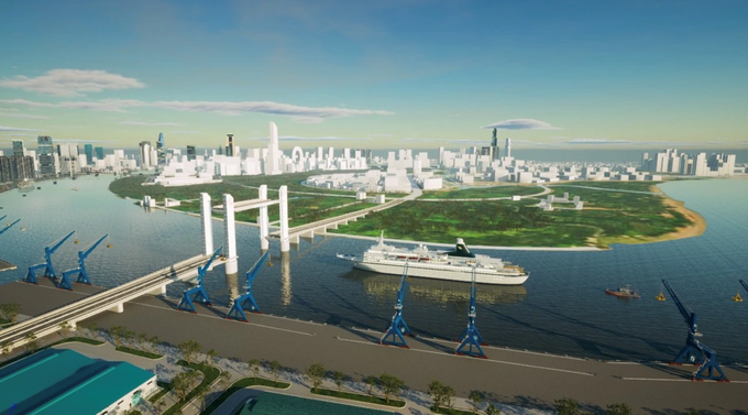 Phối cảnh cầu Thủ Thi&ecirc;m 4. (Ảnh: SGGP)