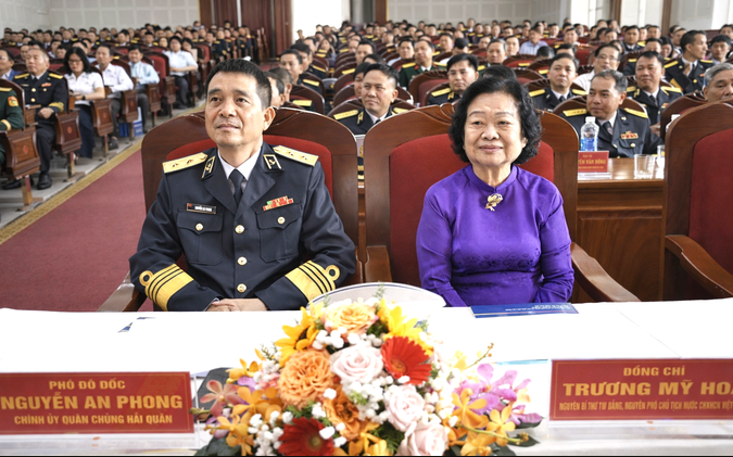 Nguyên Phó Chủ tịch nước Trương Mỹ Hoa tham dự buổi lễ