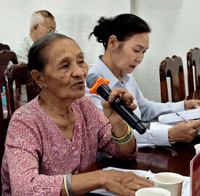 B&agrave; L&ecirc; Thị Hoa g&oacute;p &yacute; về bảo tồn vườn c&acirc;y ăn tr&aacute;i gắn với du lịch sinh th&aacute;i