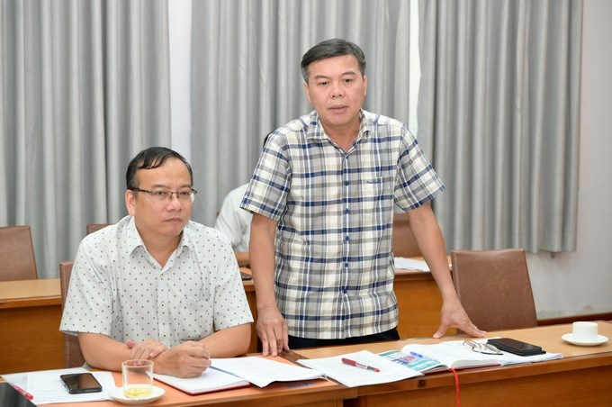 Phó Trưởng Ban Tuyên giáo và Dân vận Thành ủy TPHCM Tăng Hữu Phong phát biểu. (Ảnh SGGP)