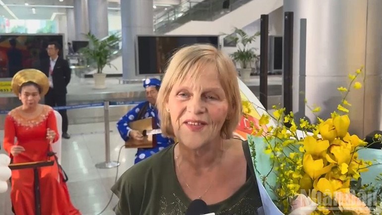 B&agrave; Lydia chia sẻ cảm x&uacute;c khi đến Th&agrave;nh phố Hồ Ch&iacute; Minh trong ng&agrave;y đầu năm mới 2026.