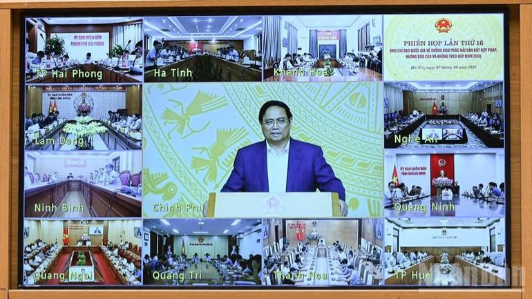 Phiên họp được truyền trực tuyến đến 21 tỉnh, thành phố ven biển. (Ảnh: Trần Hải) ndo_br_a2-4939.jpg