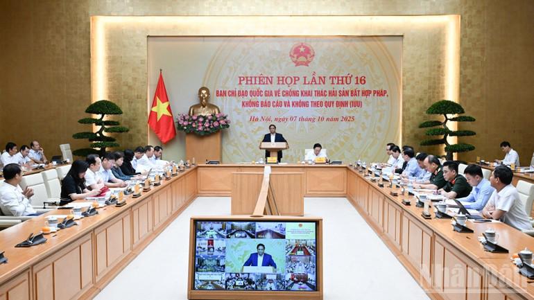 Quang cảnh Phiên họp lần thứ 16 Ban Chỉ đạo quốc gia về IUU. (Ảnh: Trần Hải) ndo_br_a1-4775.jpg