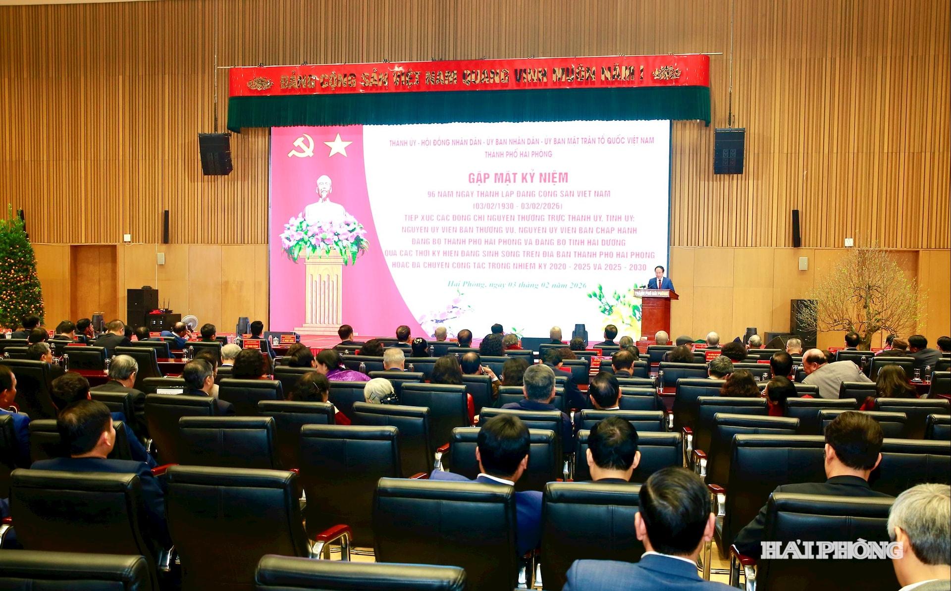 Quang cảnh Lễ kỷ niệm 96 năm Ngày thành lập Đảng Cộng sàn Việt Nam (3-2-1930–3-2_2026)