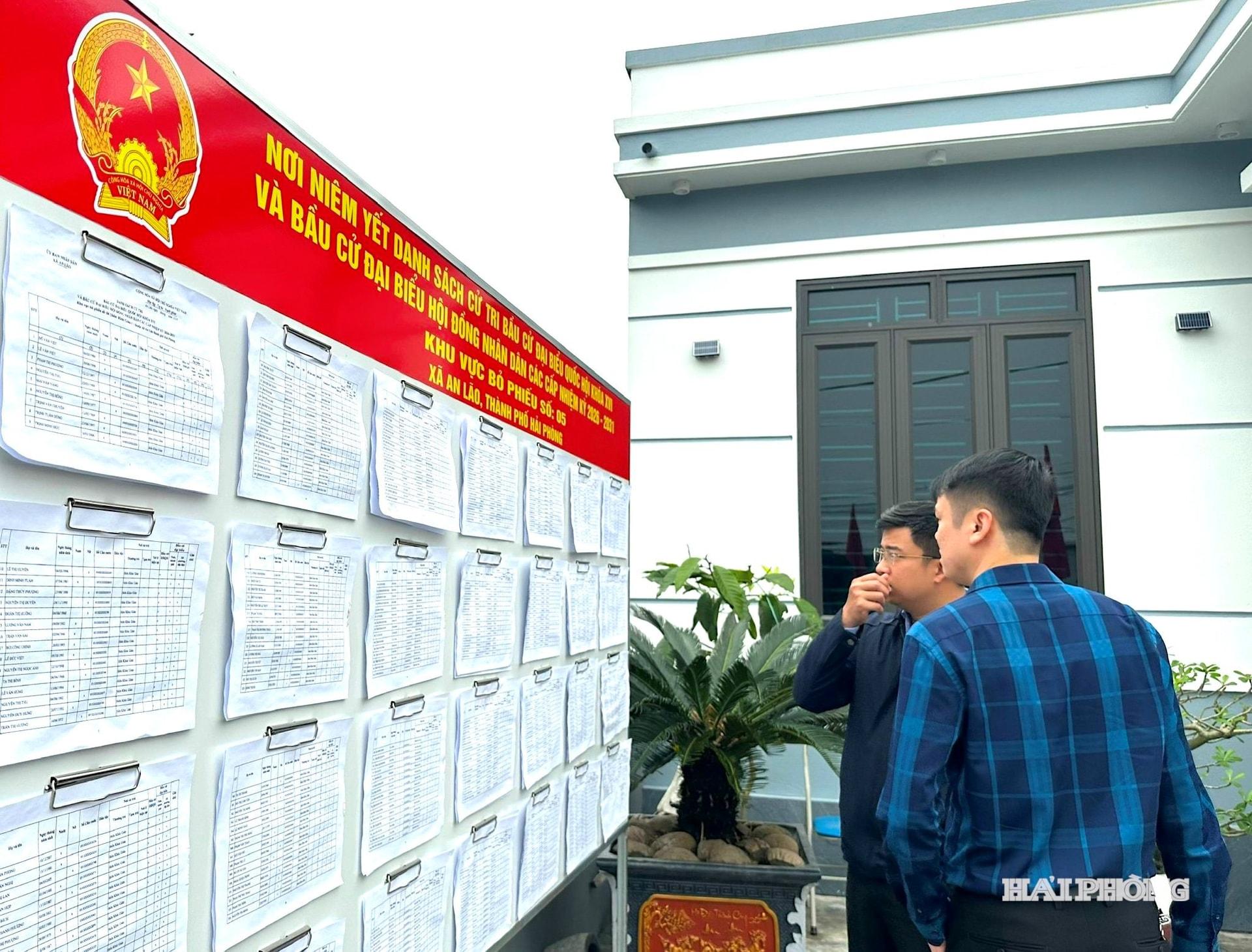 Danh sách cử tri, thẻ cử tri vẫn đang được các địa phương tiếp tục rà soát, bảo đảm quyền bầu cử của cử tri.