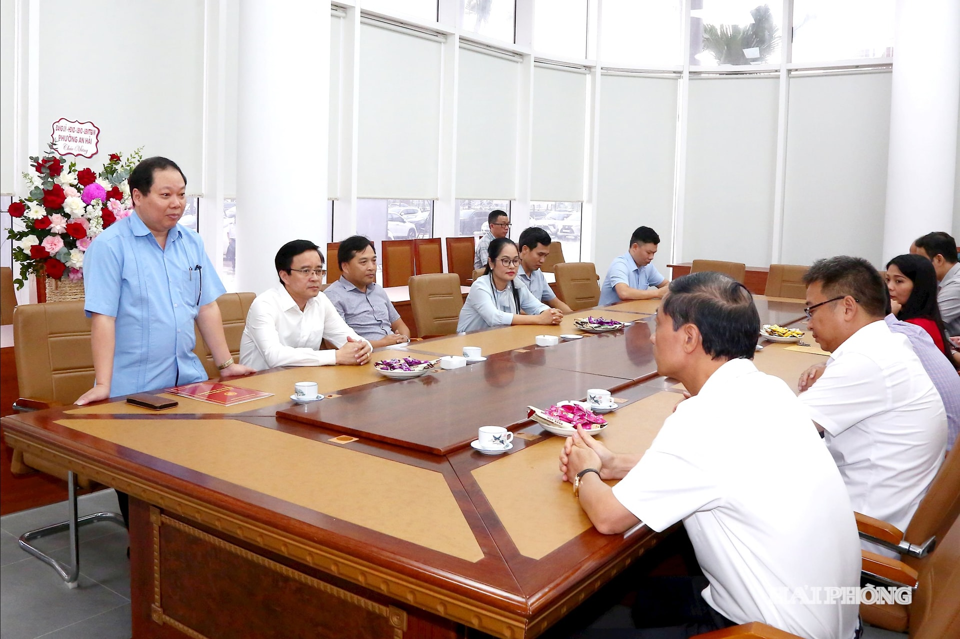 Đồng chí Vũ Hồng Hiên, Ủy viên BTV, Chủ nhiệm Ủy Ban Kiểm Tra Thành ủy phát biểu