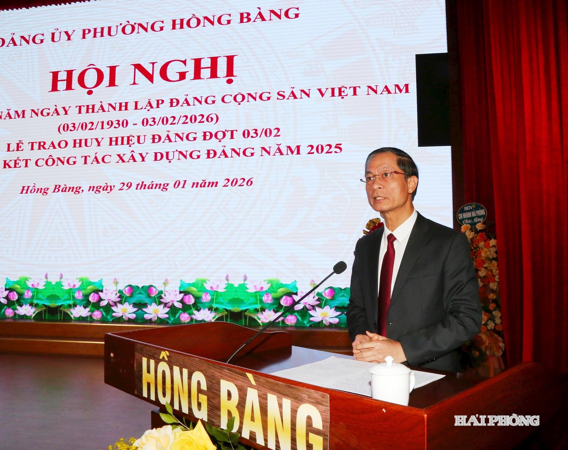 Đồng chí Đỗ Mạnh Hiến, Phó bí thư Thường trực Thành ủy phát biểu chỉ đạo