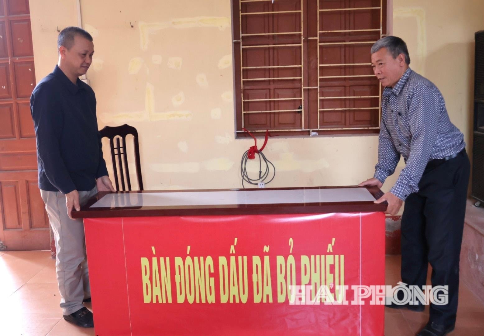 Mọi công tác chuẩn bị tại các khu vực bỏ phiếu của xã An Thành đã hoàn tất, sẵn sàng cho ngày hội non sông.