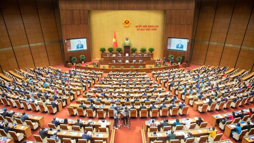 Quang cảnh kỳ họp Quốc hội. (Ảnh: DUY LINH)