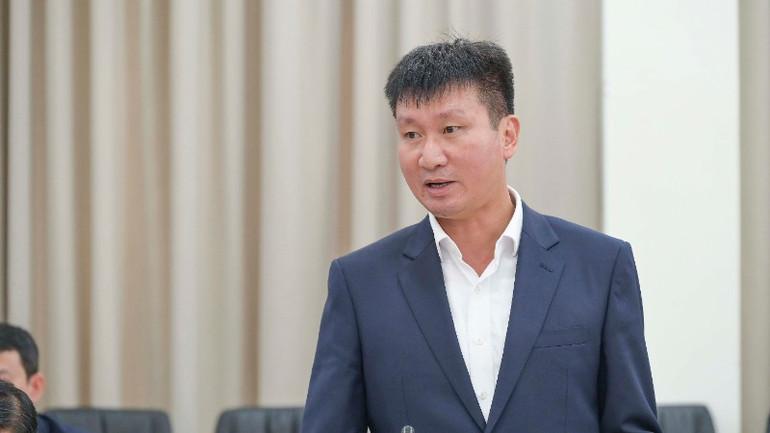 Đồng chí Trần Huy Tuấn, Chủ tịch Ủy ban nhân dân tỉnh Lào Cai phát biểu. hai-9787-8983.jpg