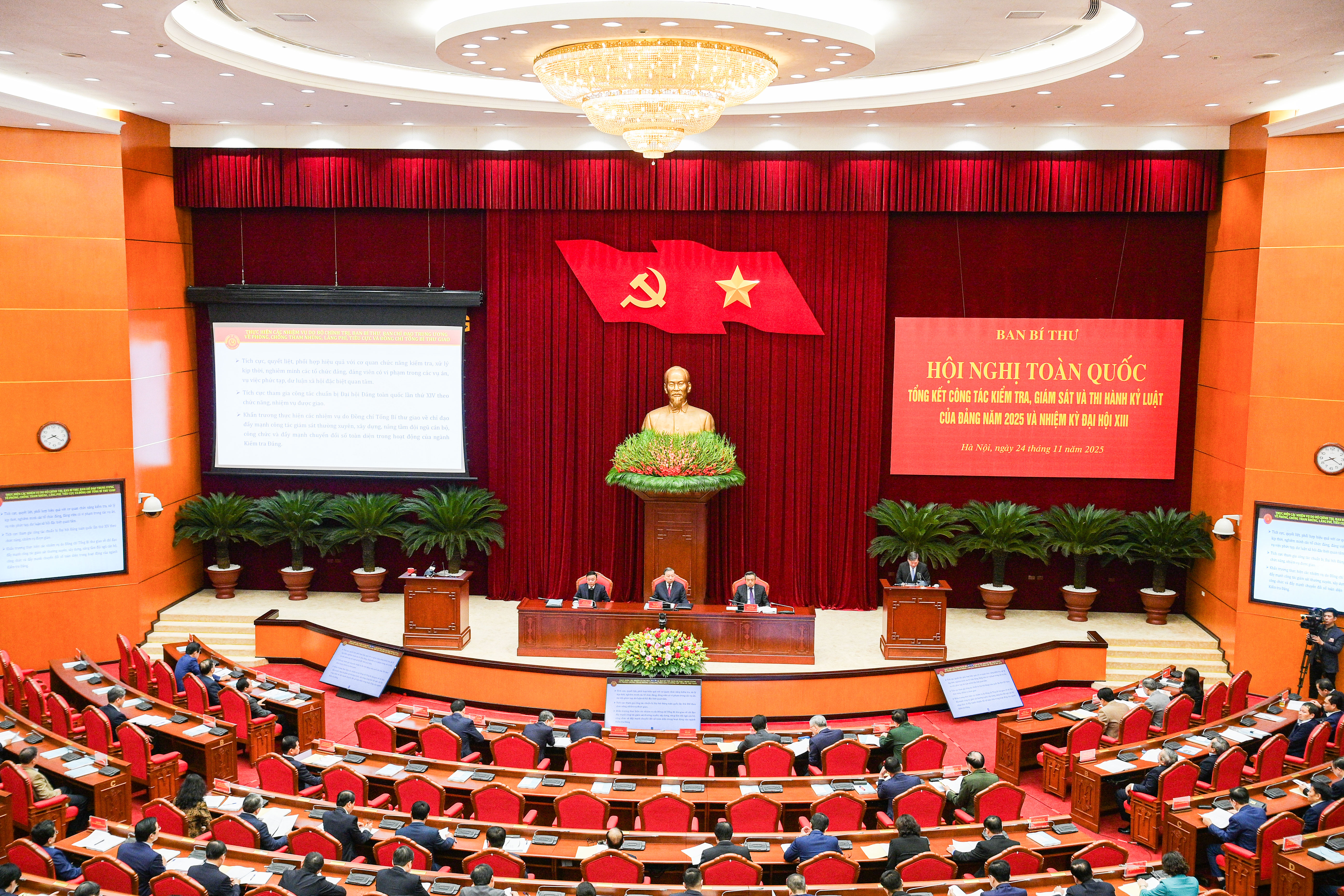 Hội nghị toàn quốc tổng kết công tác kiểm tra, giám sát và thi hành kỷ luật của Đảng