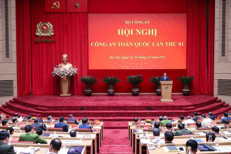 Thủ tướng Phạm Minh Chính dự Hội nghị Công an toàn quốc lần thứ 81- Ảnh 4. Thủ tướng Phạm Minh Chính dự Hội nghị Công an toàn quốc lần thứ 81- Ảnh 4.