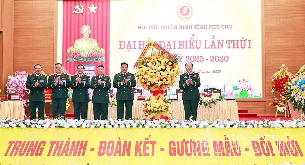 Đại hội đại biểu Hội Cựu chiến binh tỉnh lần thứ I, nhiệm kỳ 2025 - 2030