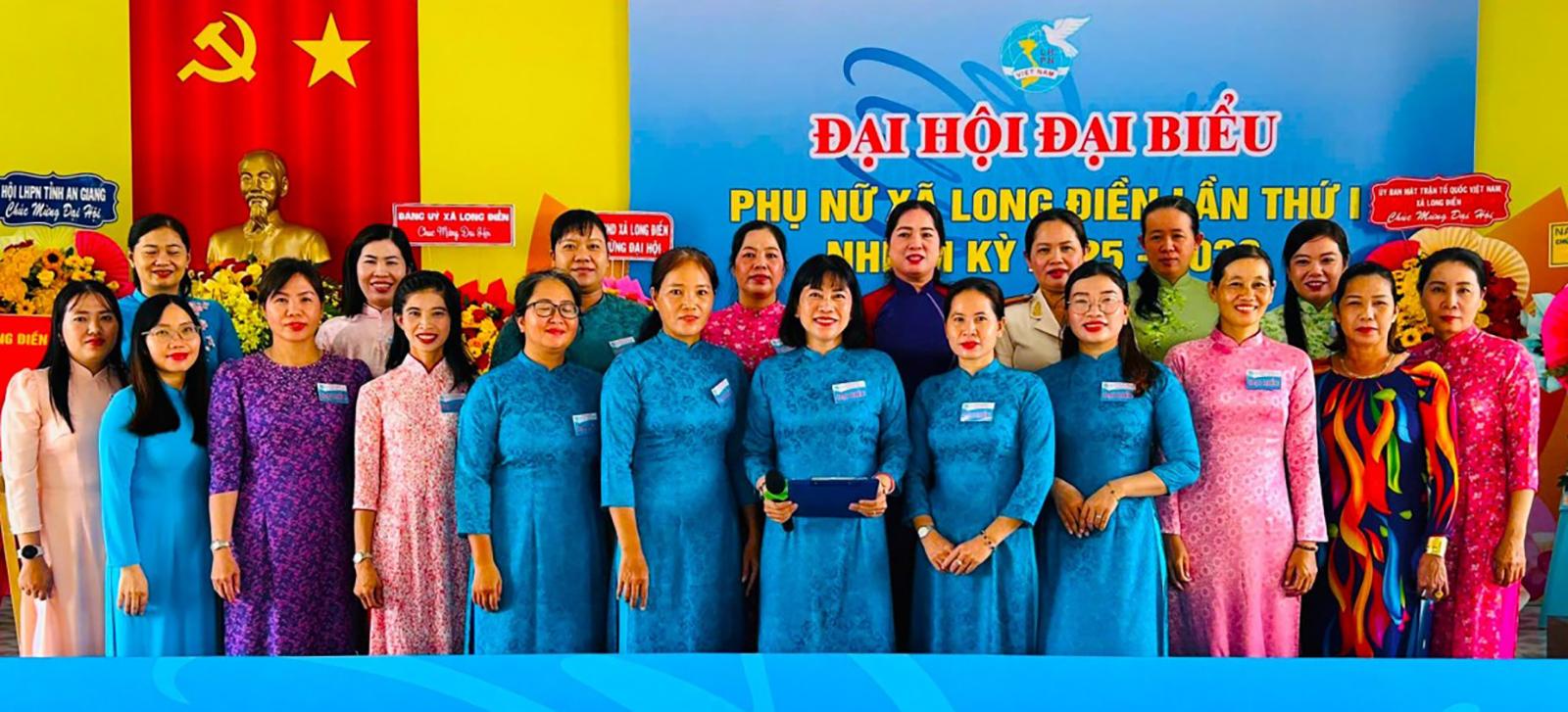 Bà Phạm Xuân Đào giữ chức Chủ tịch Hội Liên hiệp Phụ nữ xã Long Điền