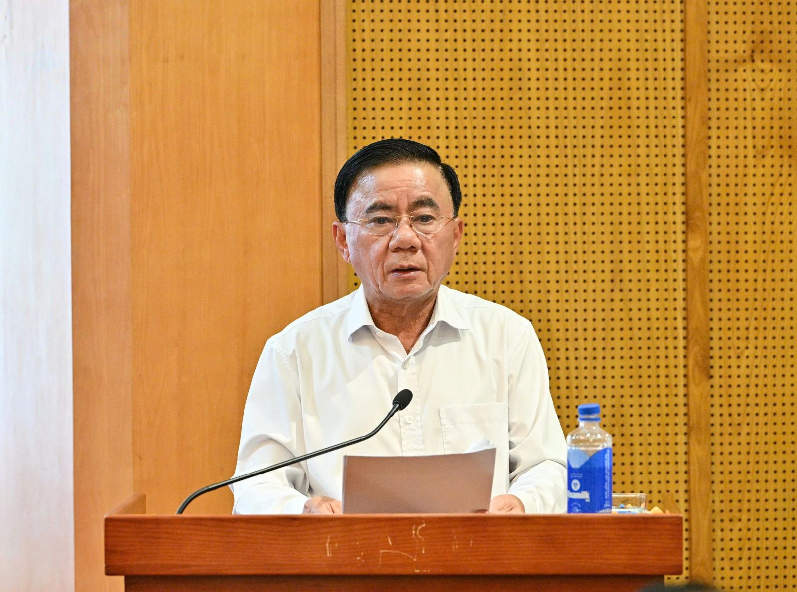 Đồng chí Thường trực Ban Bí thư Trần Cẩm Tú, Trưởng Ban Chỉ đạo 35 Trung ương phát biểu chỉ đạo Hội nghị.