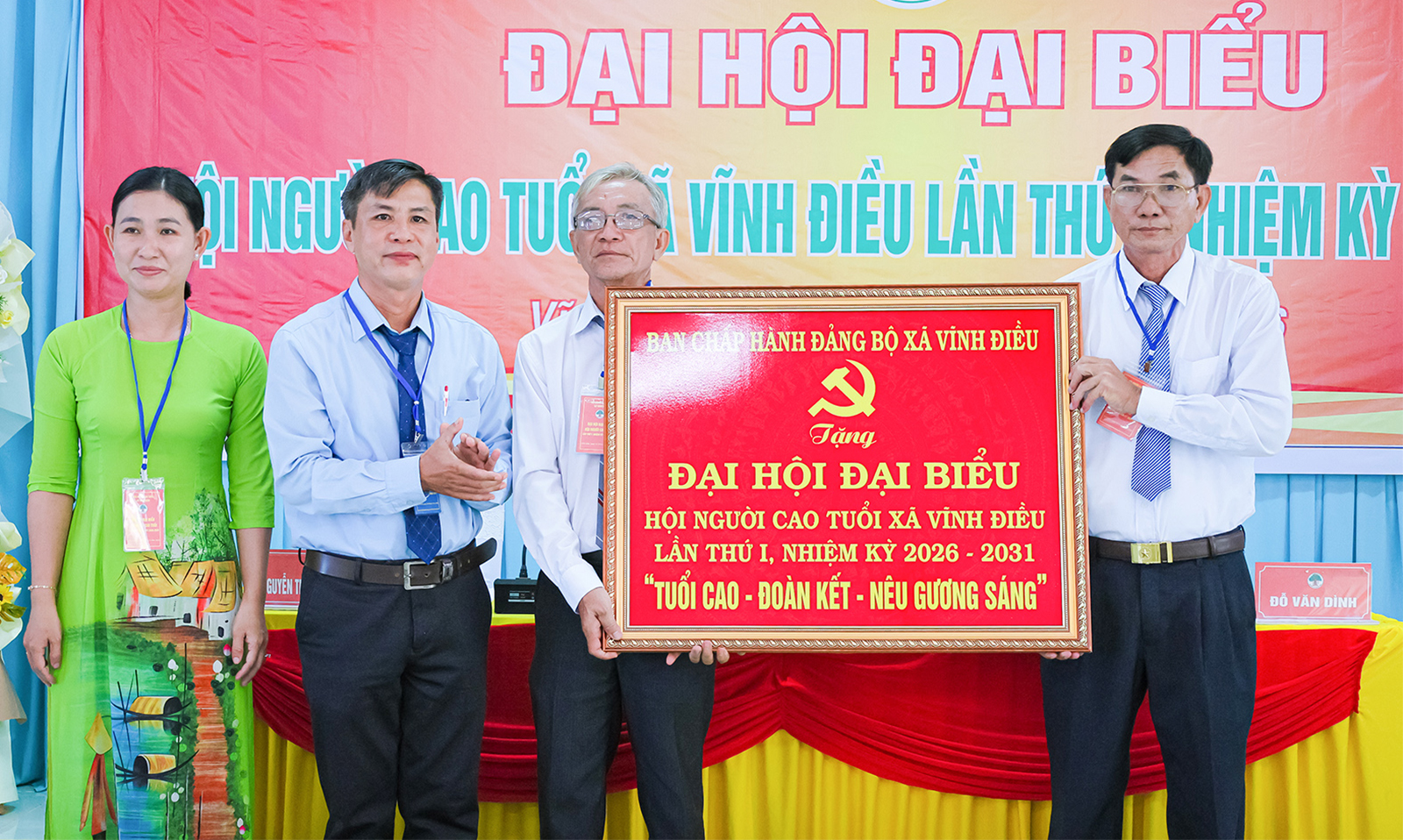 Đại hội Hội Người cao tuổi hai xã Giang Thành và Vĩnh Điều