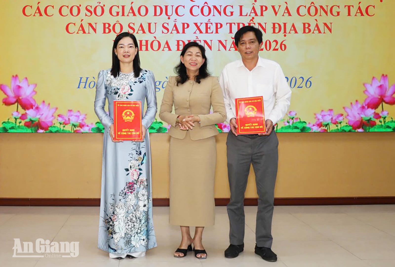 Xã Hòa Điền còn 4 trường học sau sắp xếp