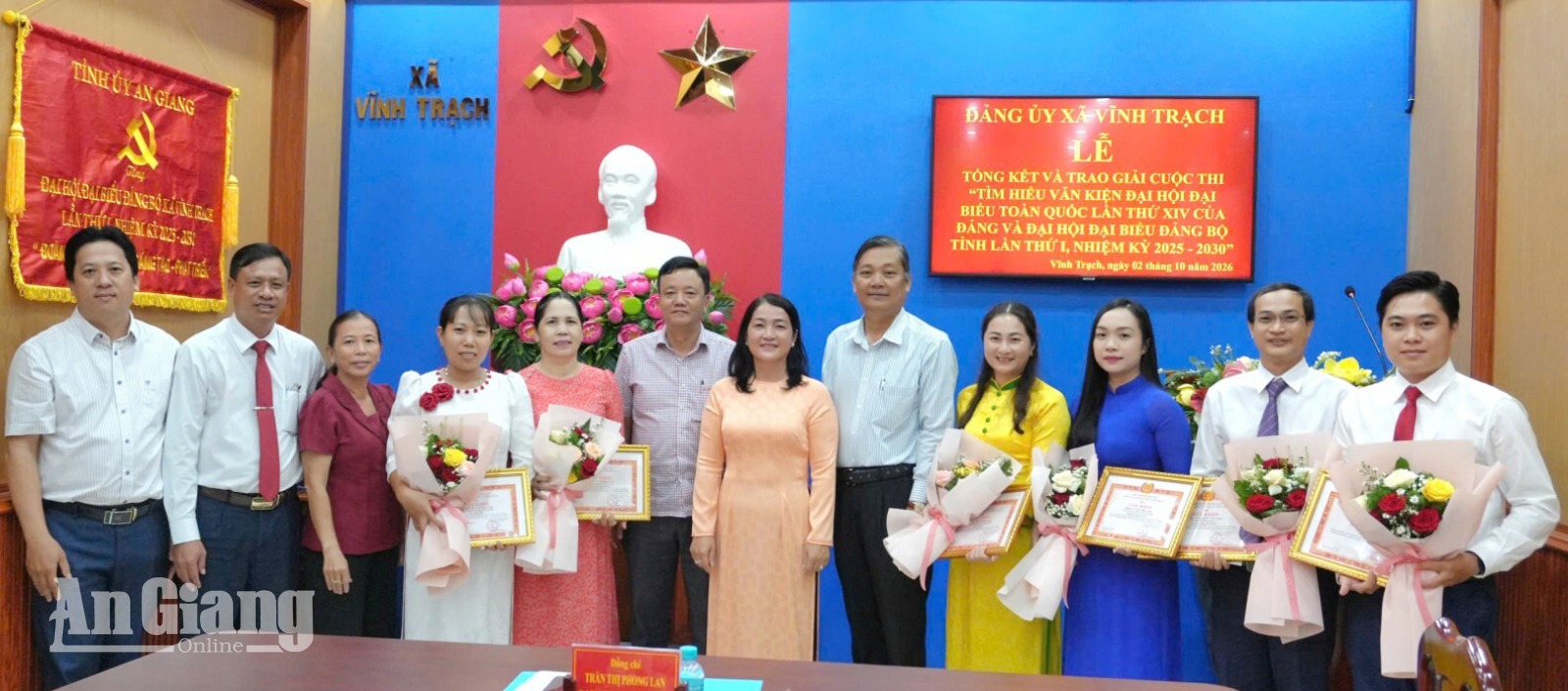 Vĩnh Trạch chọn 3 bài thi tìm hiểu Văn kiện Đại hội Đảng dự thi cấp tỉnh