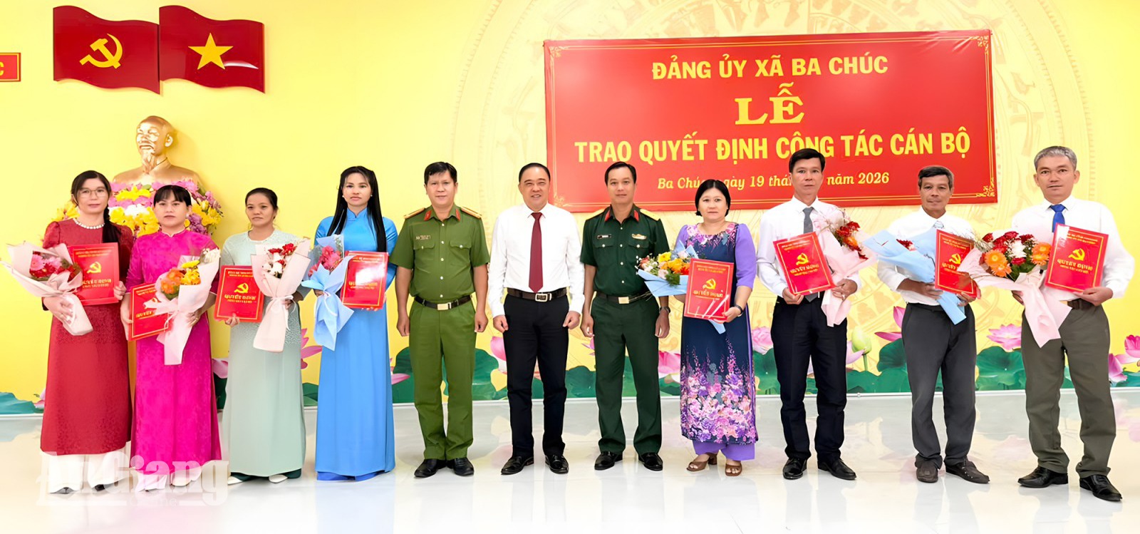 Ba Chúc kiện toàn nhân sự tại các chi bộ, ấp