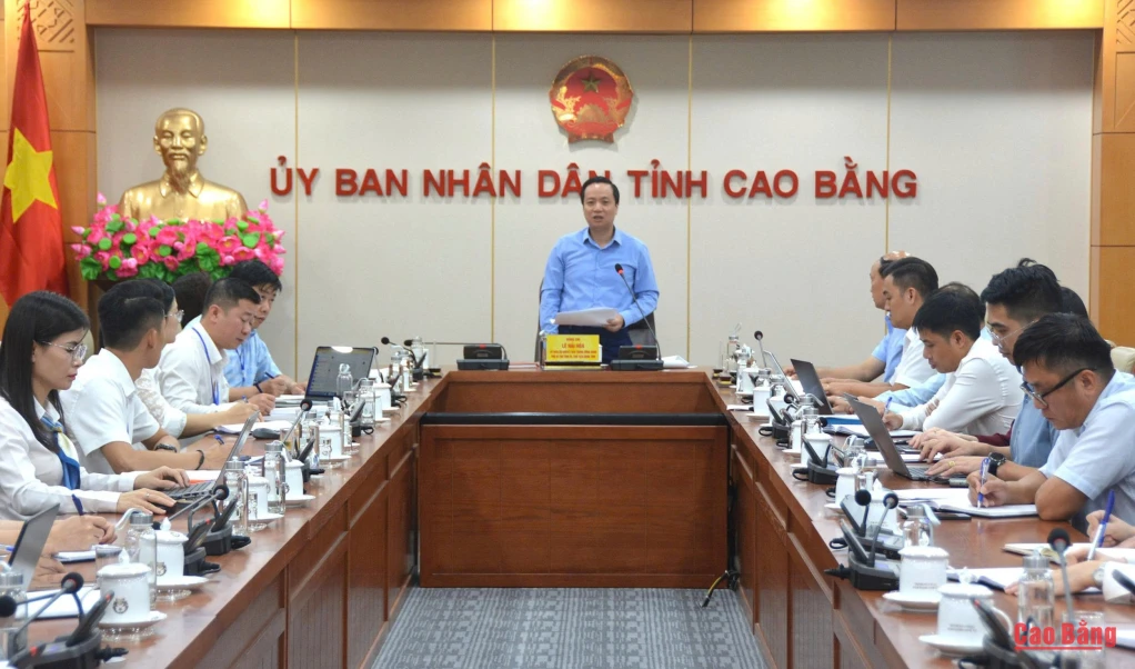 Phó Bí thư Tỉnh ủy, Chủ tịch UBND tỉnh Lê Hải Hòa phát biểu kết luận.