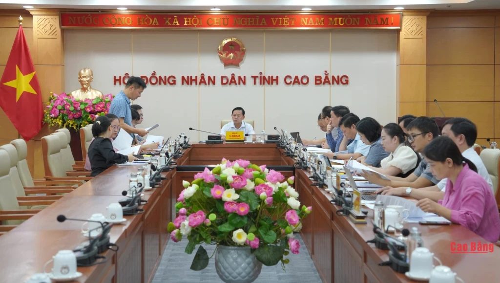 Các đại biểu dự buổi làm việc.