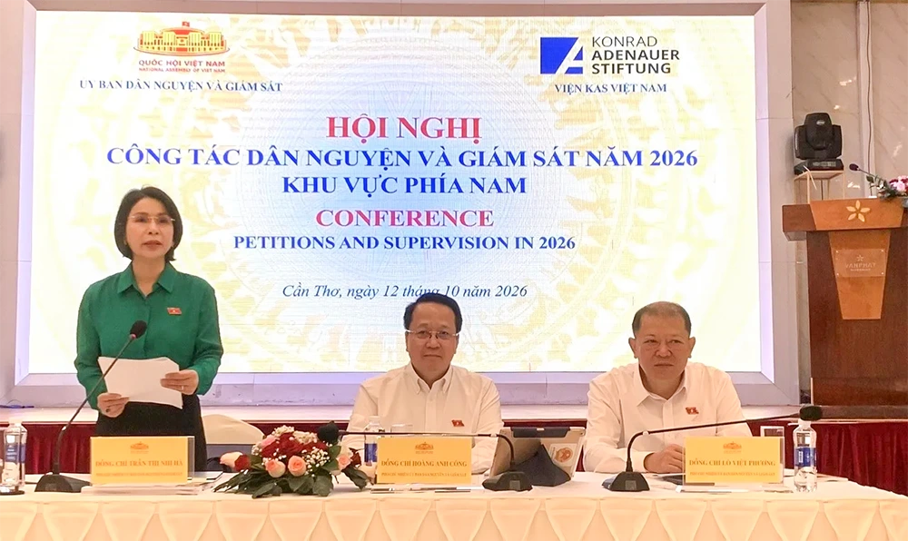 Hội nghị công tác dân nguyện và giám sát năm 2026 khu vực phía Nam