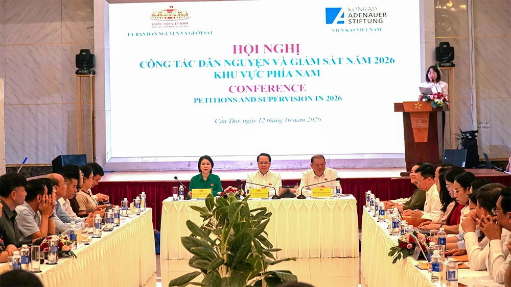 Hội nghị công tác dân nguyện và giám sát năm 2026 khu vực phía Nam