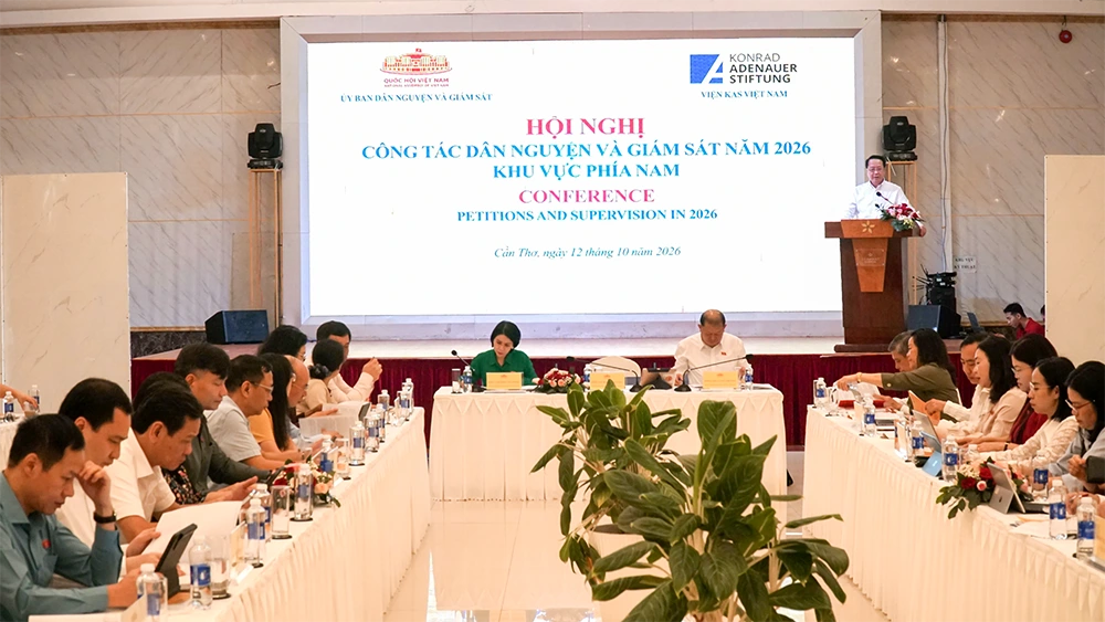 Hội nghị công tác dân nguyện và giám sát năm 2026 khu vực phía Nam